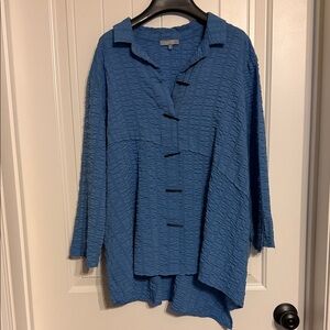 Habitat Blue Textured Button Down Shirt